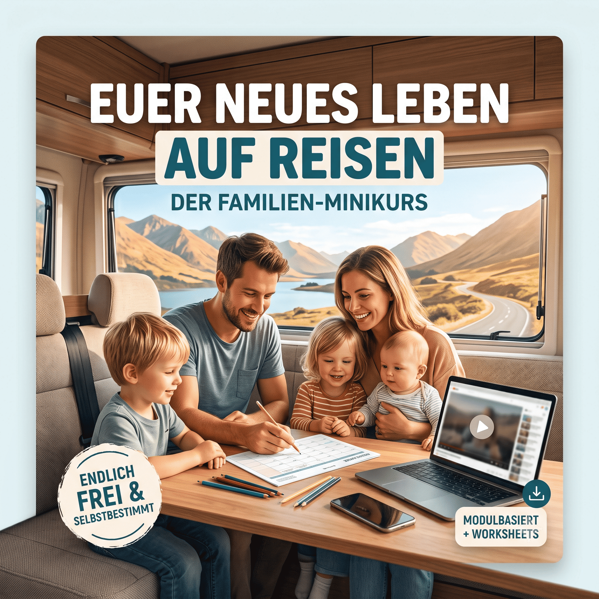 Reisen mit Kindern Minikurs Euer neues Leben auf Reisen